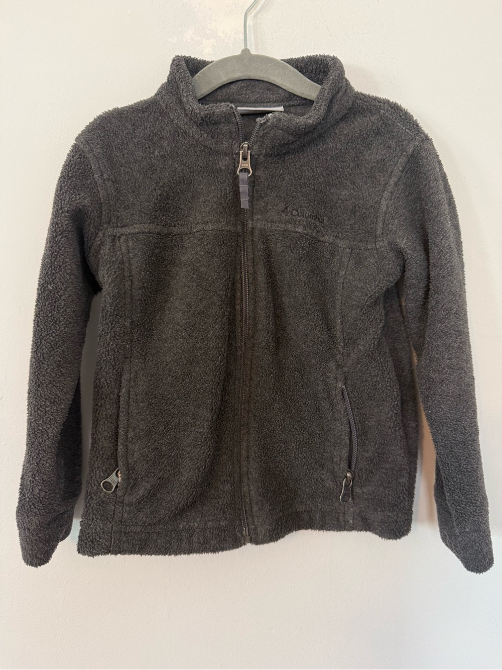 Columbia Kids Charcoal Gray Full-Zip Fleece Jacket
